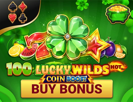 100 Lucky Wilds Hot Coin Boost